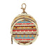 Boho Tribal Aztec Round Pacifier Storage Case with Zipper, Portable Pacifier Case