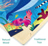 24 Piece Puzzles for Kids Ages 3-5, Unique Shape Ocean Animal Wooden Jigsaw Puzzle with Storage Tray