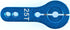Apex RC Products 25T for Futaba - Blue Aluminum Dual Clamping Servo Horn, 2 Pack #8014