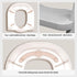 CheerKid Toddler Potty Training Toilet Seat-Alongside Foldable Potty Train Chair Adapter, Potty Seats with Steps Ladder