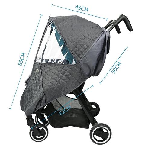 Bebamour Stroller Rain Cover,Universal Stroller Accessory,Waterproof,Windproof Protection,Protect from Dust Snow,Baby