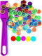 Magnetic Wands and Bingo Chips Set Magnet Wand 100 Multicolour Metal Ringed