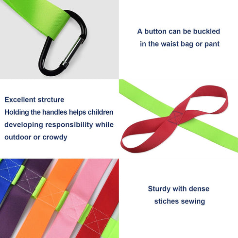 Safety Walking Rope with Colorful Handles for Daycare, Designed for 12 Children and 2 Adults