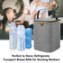 4 9 Teamoy Breastmilk Cooler Bag, Baby Bottles Bag for up to Large Ounce Bottles, Perfect for Working Mom Mother, (Bag