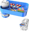 Car Seat Snack Tray for Kids, Mess-Free Square Travel Tray Cup Holder