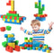 Magnetic Blocks Large, 56PCS 1.34in Magnetic Building Blocks, 3D Magnetic Cubes for