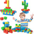 Magnetic Blocks Large, 56PCS 1.34in Magnetic Building Blocks, 3D Magnetic Cubes for