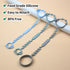 Toy Straps, Pacifier Holder Clip, Pure Silicone Material, BPA Free, for Teethers and Baby Cribs