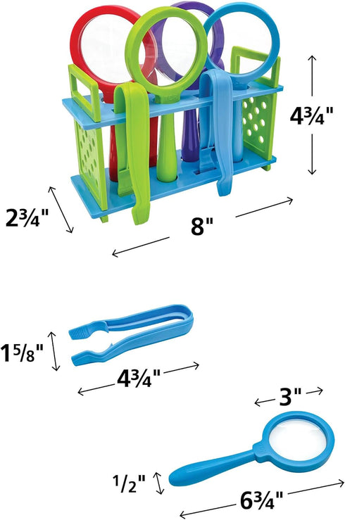 Teacher Created Resources Up-Close Science Activity Set with Magnifying Glasses & Tweezers (TCR20368)