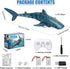 1:18 Swimming 2x700mAh 6+ GearRoot Remote Control Shark Toys, Scale High Simulation RC Shark Fish Toys for Pool
