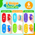 6 Sensory Marble Fidget Toys for Kids- Pcs Quiet Fidget for Classroom, Gel Filled Autism Sensory Toys ADHD, Silent