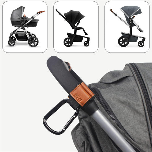 ZHENZQ Pram Hook Diaper Bag Carabiner Hanging Hook Multi-Purpose Climbing Hooks for Grocery Shopping Bag