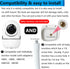 YOUNGLINK 360Adjustable, Crib Baby Monitor Mount Clip Baby Camera Mount for HelloBaby Hello Baby Motorola ANMEATE Nanit
