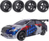 12mm Hex Wheel Rims & Rubber Tires with Foam Inserts for RC 1/10 On-Road Touring Car, Set of 4