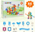 85Pcs 5 6 7+ MAGBLOCK Marble Run Magnetic Tiles Toy Building Blocks STEM Educational Child Brain Development Kit Magnet
