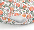 Summer Vintage Peaches Baby Nursing Pillow Covers for Boy Girl Retro Peach Flowers Leaves Nursery Slipcovers