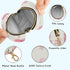 PYBUG Bow Tie Round Pacifier Storage Case, Polyester & TPU Lined with Hook Buckle, Pacifier Container Box for Baby