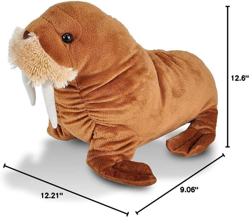 12 Inches Wild Republic Walrus Plush, Stuffed Animal, Plush Toy, Gifts for Kids, Cuddlekins
