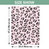 Dalzium Pinks Leopard Print Car Seat Cover Baby, Carseat Canopy Cover for Girl Boy, Breathable Baby Carrier Cover