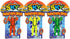 JA-RU Parachute Action Figure Toys, Flying Glider Army Men for Kids, Outdoor Summer Yard Games & Party Favors