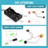 Sntieecr 276PCS DC Motor Kit, Mini Electric Circuit Kit for DIY Science Projects with Motors, LED Light & Gears