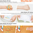 14 20 Shuttle Art Dot Markers, Colors Bingo Daubers with Unique Patterns of Dot Book for Toddler Art Activities