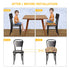 Table,4 Inches Toddler Booster Seat for Dining Washable Double Safer Straps Non-Slip Bottom Booster Seat Dining