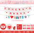173 2026 24 Set Zubebe Pcs Nurse Graduation Party Supplies Serve Guests Congrats Nurse Banner Dinner Dessert Plates