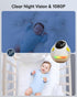 TOAIOHO 4.3' 2-Way 2.4G Baby Monitor with Camera and Audio WiFi/No WiFi: Baby Monitor WiFi Smartphone APP Control