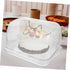 Toyvian Bottle Storage Holder with Detachable Hollow Draining Network Transparent Cover Dustproof Milk Bottle Draining