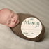 Birth Announcement Photo Prop - Baby Stat Plaque - Wooden Baby Birth Announcement Sign - Newborn Name Sign for Hospital