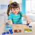Learning Toys for Kids 3-5 Years Old, 116Pcs Short Vowel Letters Sorting Spelling Reading Toy Set