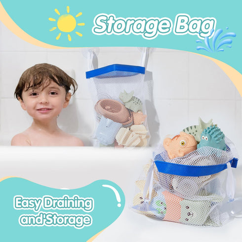 Bath Toys for Kids Ages 1-3: 14 Pack Water Table Bathtub Toy, Floating Boats & Waterfall Bath Cups for Toddler Birthday