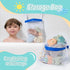 Bath Toys for Kids Ages 1-3: 14 Pack Water Table Bathtub Toy, Floating Boats & Waterfall Bath Cups for Toddler Birthday