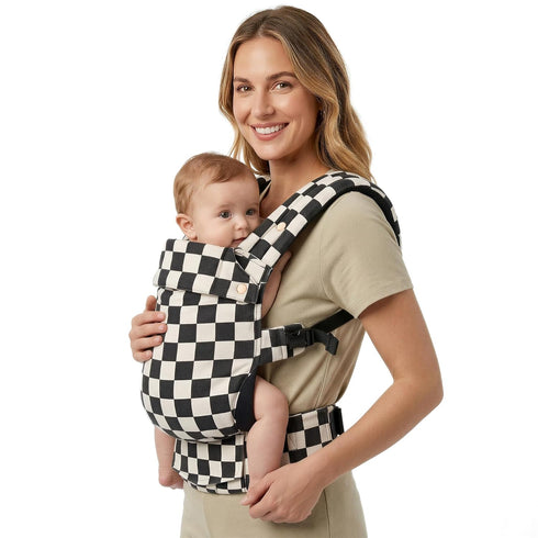 MOCKPOSE Baby Carrier Newborn to Toddler- 100% Pure Cotton Double-Side Skin-Friendly Baby Carrier,3