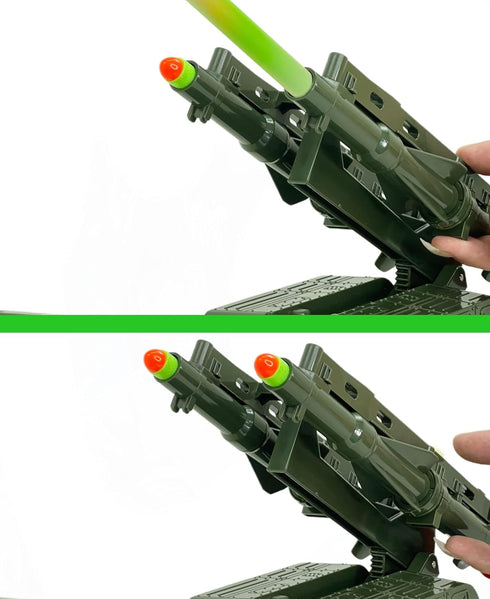 Military Missile Transport Toy Truck - Camouflage Design