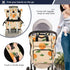 SUABO Backpack Tangerine Baby Diaper Bag Large Bag Waterproof Travel Diaper Bags for Moms and Dads