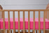 Southwest Canyon Cozy 28 52 Inch Fleece Soft and Warm Microplush Fitted Crib Sheets with Moon and Stars - Pink/White, x