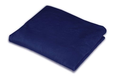TL Care 28" 52", Cozy Heavenly Soft Chenille Fitted Crib Sheet x Warm and Neutral Chenille Sheet, Navy, for Boys