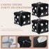 Toyvian Cube Foil Balloons 5pcs, Wall Decoration Aluminum Foil Balloons for Birthday and Outdoor Toys