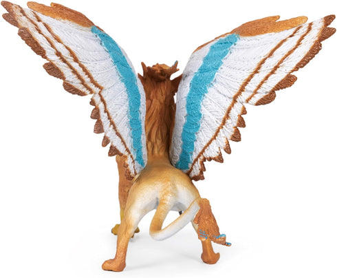 Griffin Hieracosphinx Figurine Collectible Action Figure, 7 Inches Long Statue for Office Table Decorations