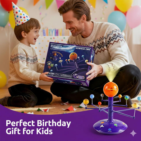 8 3 4 5+ Science Can Solar System for Kids, Talking Astronomy Solar System Model Kit, Planetarium Projector
