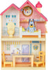 BLUEY Mini Home Playset - Compact House Playset with Carry Handle, Three Rooms and Figure with 5 Play Pieces