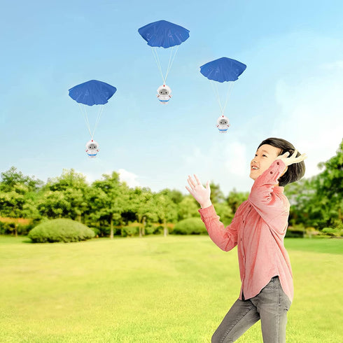 ArtCreativity 24-Pack Mini Astronaut Paratroopers - Durable Parachute Toys for Kids, Space-Themed Party Favors