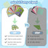 8-12, 12 36 Paper Airplane Origami Kit for Kids Ages Paper Airplane Designs with Colorful Origami Papers, Folding