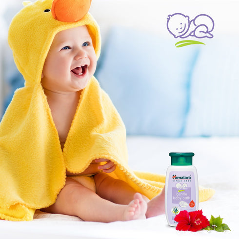 Himalaya Gentle Baby Bath, Non-Irritating Cleanser for Nourishing Baby's Skin, 6.76 Fl Oz (Pack of 3)