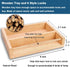 Montessori Lock and Key Toy Set for Toddlers, Educational STEM Matching Games with Wooden Tray for Kids 3-5