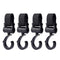 PHJKCRWXUL 2-4PCS Stroller Hooks Buckles Clip Aluminum Alloy Carabiner Cart Organizer Diaper Bag