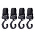 PHJKCRWXUL 2-4PCS Stroller Hooks Buckles Clip Aluminum Alloy Carabiner Cart Organizer Diaper Bag