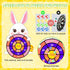 Easter Dart Board Game, Cute Bunny Party Board Game with 12 Stick Velcro Balls for Kids Ages 4-8